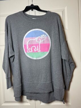 Crown & Ivy Preppy Elephant Pullover Sweatshirt